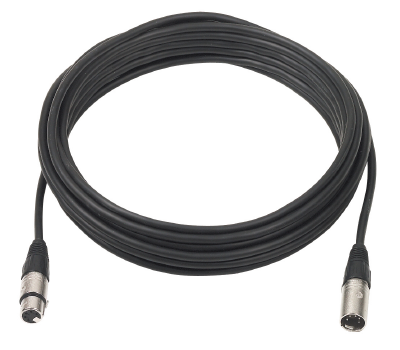 DMX-Kabel, XLR5, Wendelschirm