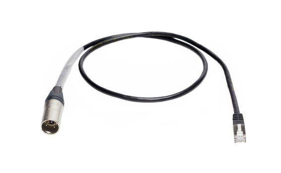 DMX-Adapterkabel, MA-Pin Belegung, 5-pol. male/RJ45, 1m