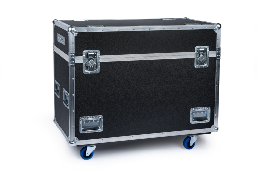 Case f&uuml;r 2 Martin MAC Viper XIP, Encore Two, passend f&uuml;r SIP, inkl. L&uuml;ftungsgitter, HD-Rollen (2x Bremsrolle), stapelbar, schwarz, 60cm