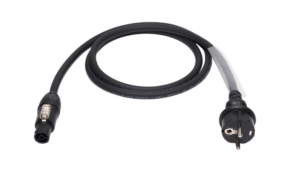 Anschlusskabel, Schuko-Stecker auf powerCON TRUE1, 3 x 1,5mm², 3m